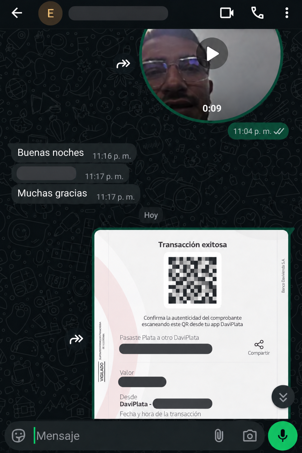 Captura redactada asociada a Ganador Enrique Beltran.